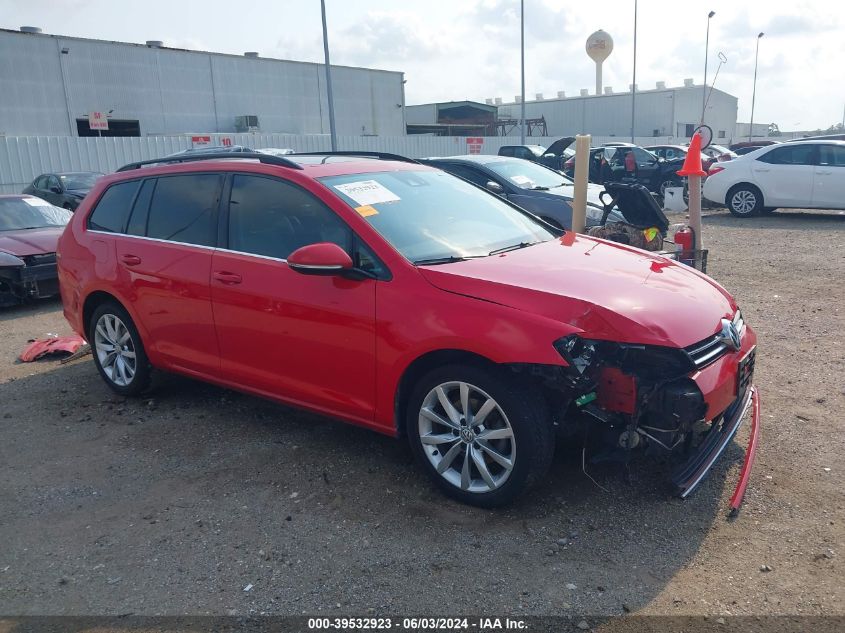 2016 VOLKSWAGEN GOLF SPORTWAGEN TSI SE 4-DOOR