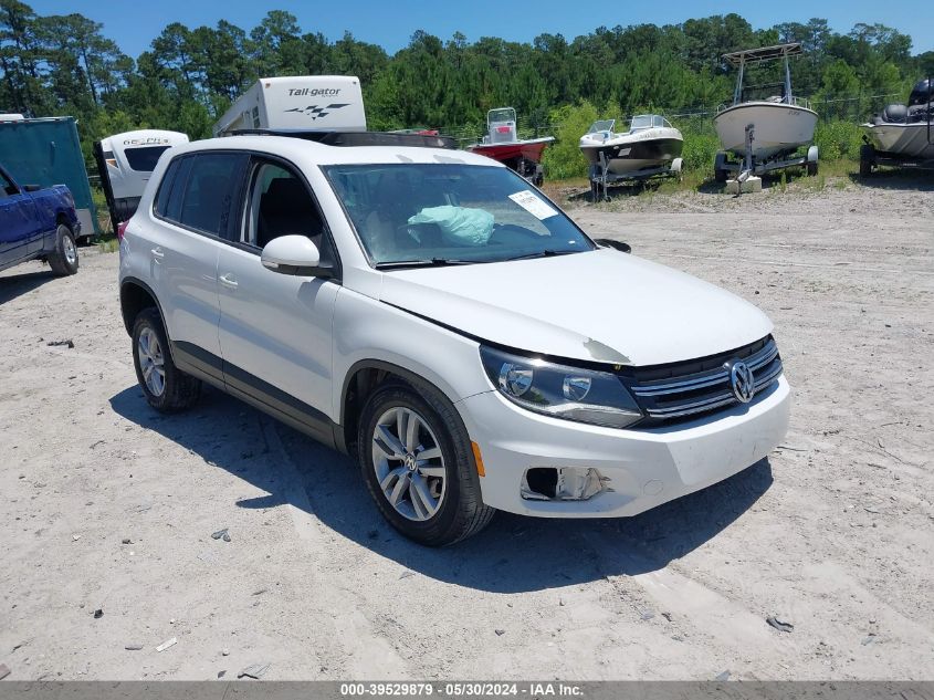 2013 VOLKSWAGEN TIGUAN S