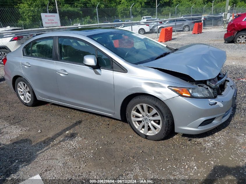 2012 HONDA CIVIC EXL