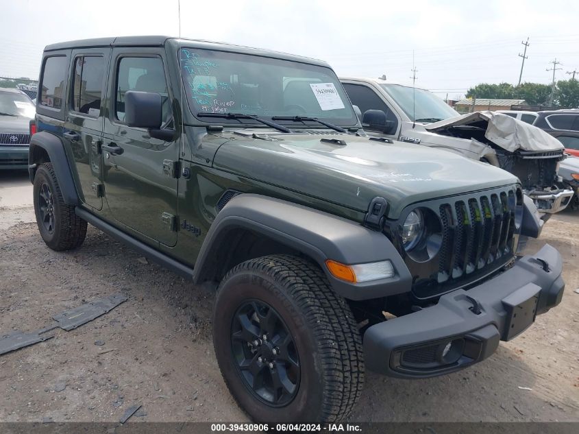 2022 JEEP WRANGLER UNLIMITED WILLYS 4X4