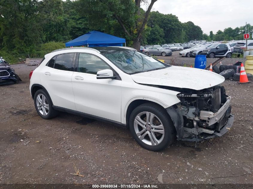 2016 MERCEDES-BENZ GLA 250 4MATIC