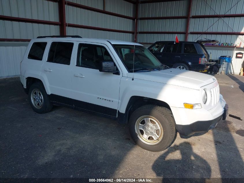 2017 JEEP PATRIOT SPORT FWD