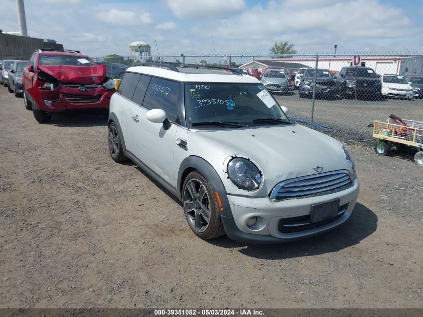 2012 MINI COOPER CLUBMAN