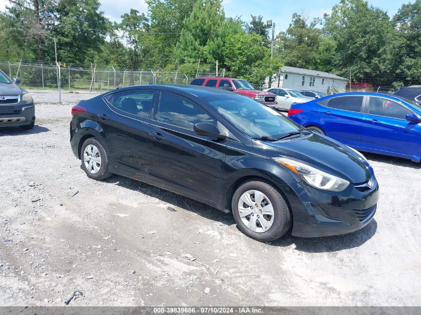 2016 HYUNDAI ELANTRA SE