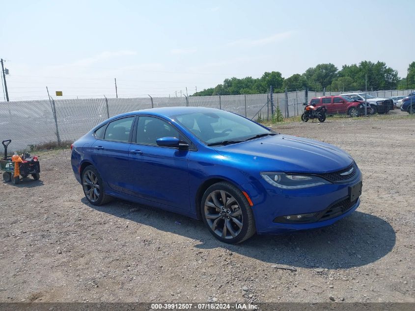 2015 CHRYSLER 200 S