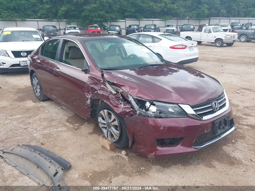 2014 HONDA ACCORD LX