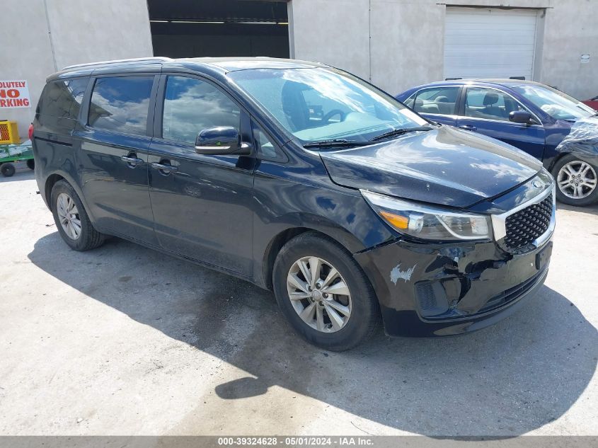 2016 KIA SEDONA LX