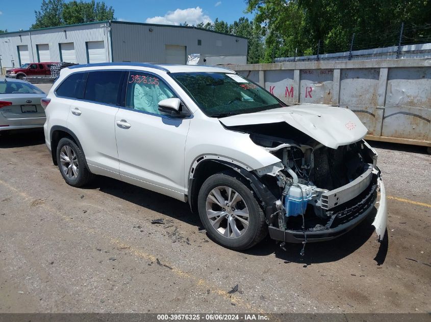 2015 TOYOTA HIGHLANDER XLE V6