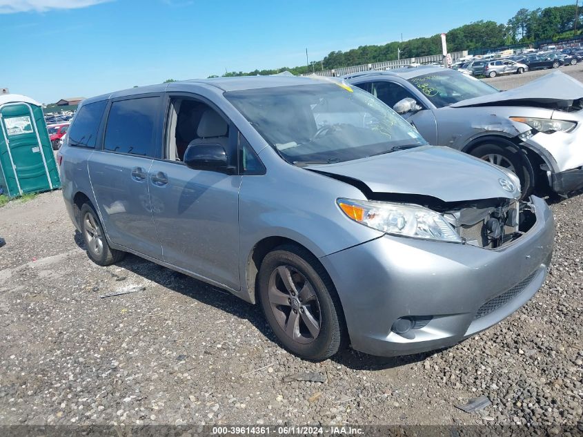 2016 TOYOTA SIENNA L 7 PASSENGER