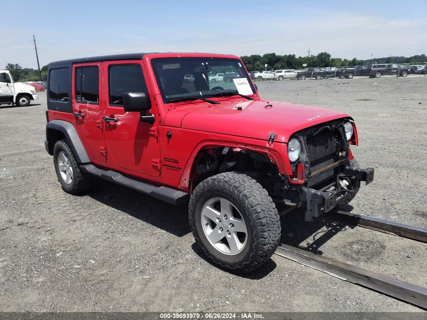 2017 JEEP WRANGLER UNLIMITED SPORT 4X4