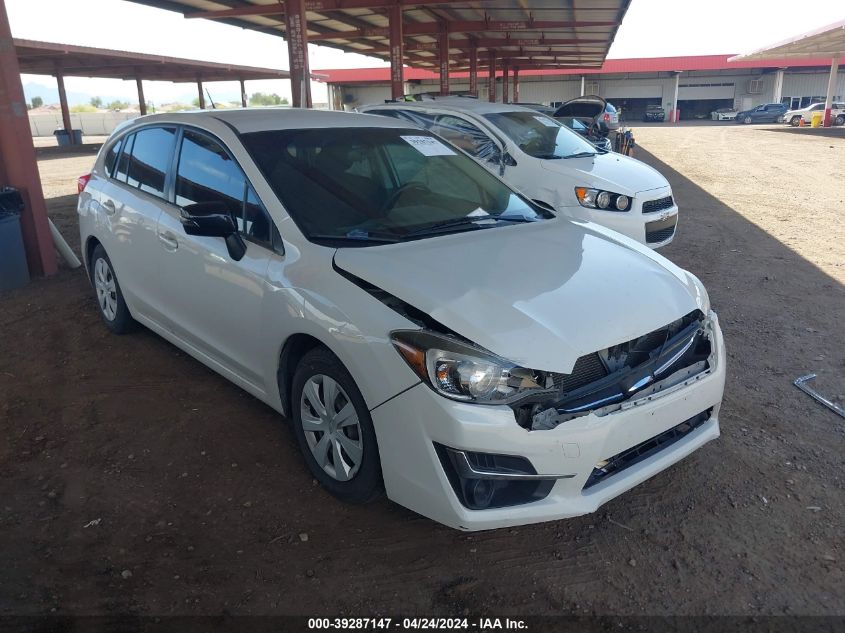 2016 SUBARU IMPREZA 2.0I