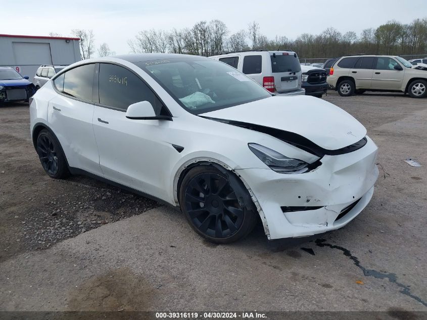 2021 TESLA MODEL Y LONG RANGE DUAL MOTOR ALL-WHEEL DRIVE