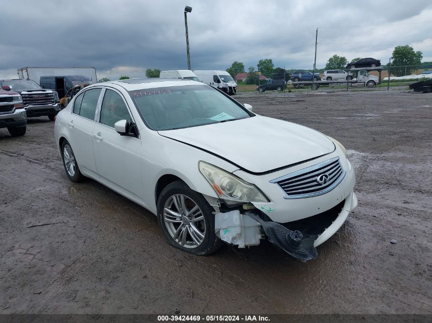 2010 INFINITI G37X