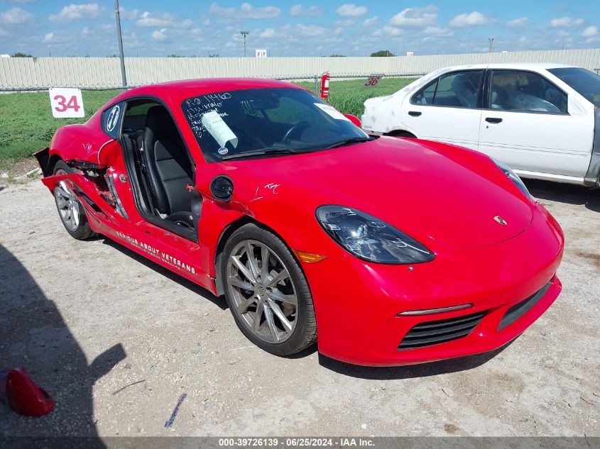 2018 PORSCHE 718 CAYMAN