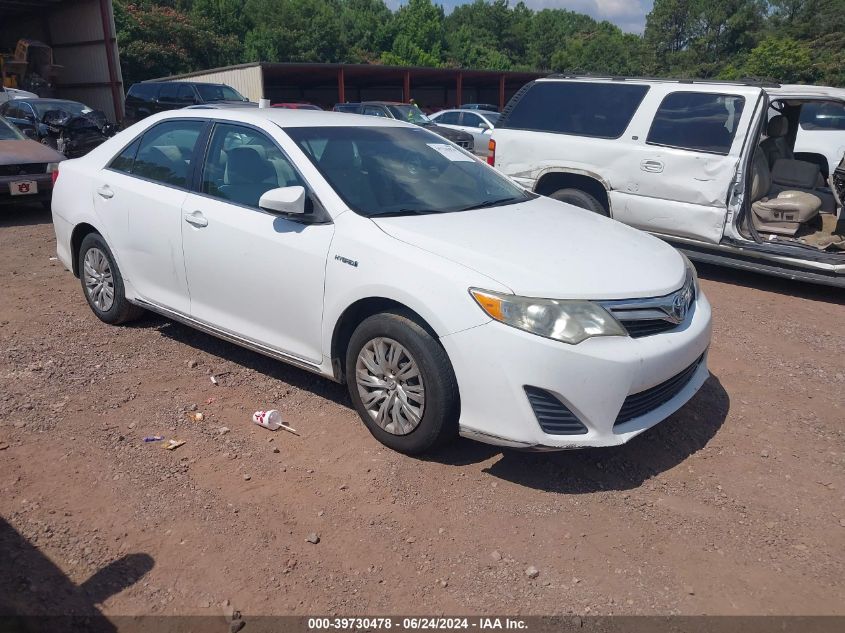 2012 TOYOTA CAMRY HYBRID LE