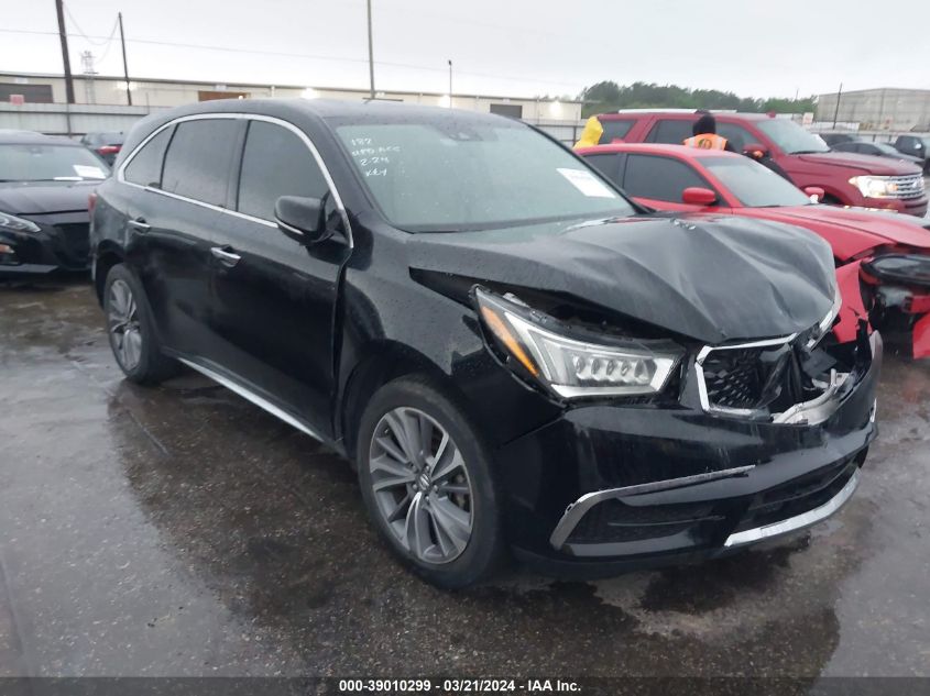 2018 ACURA MDX TECHNOLOGY PACKAGE   ACURAWATCH PLUS PKG