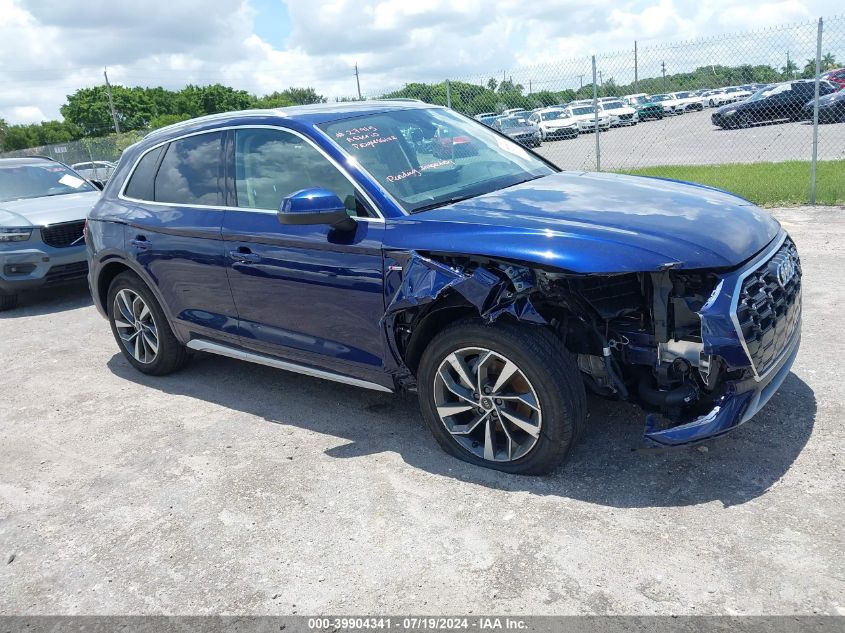 2022 AUDI Q5 PREMIUM 45 TFSI S LINE QUATTRO S TRONIC