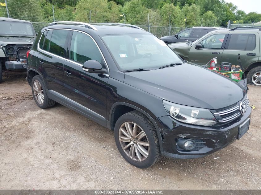 2012 VOLKSWAGEN TIGUAN SE