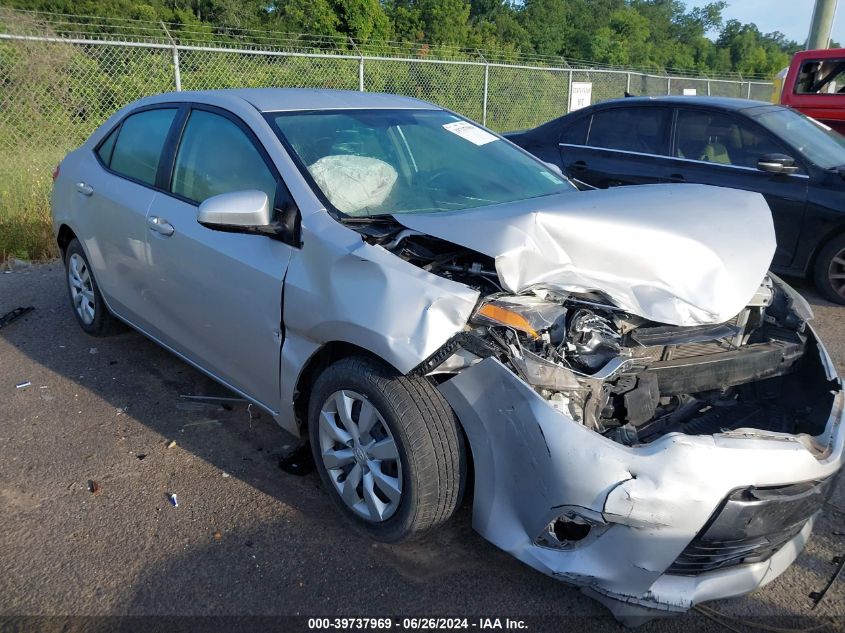 2016 TOYOTA COROLLA LE