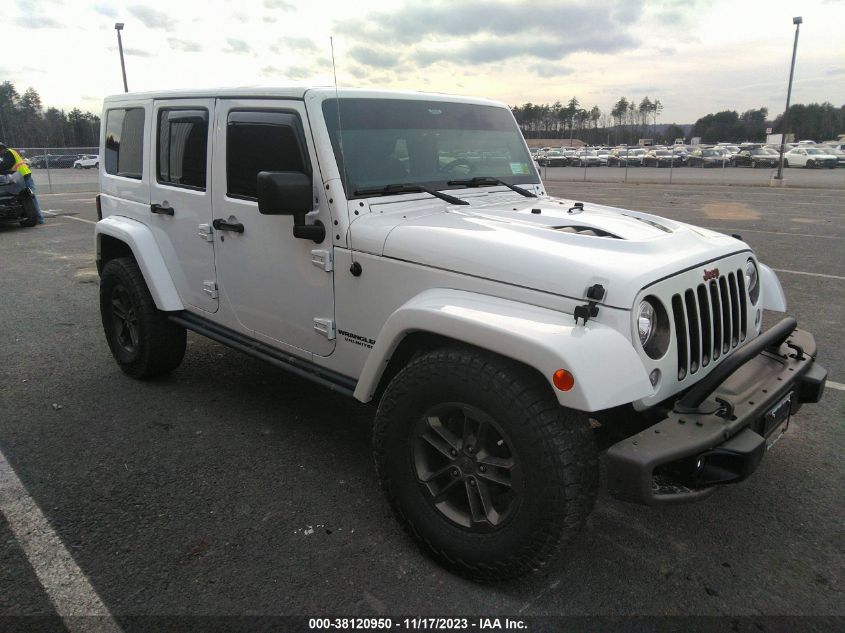 2017 JEEP WRANGLER UNLIMITED 75TH ANNIVERSARY EDITION 4X4