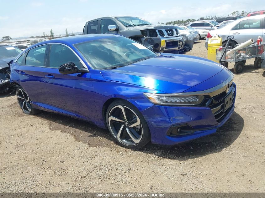 2021 HONDA ACCORD SPORT