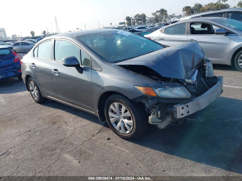 2012 HONDA CIVIC LX