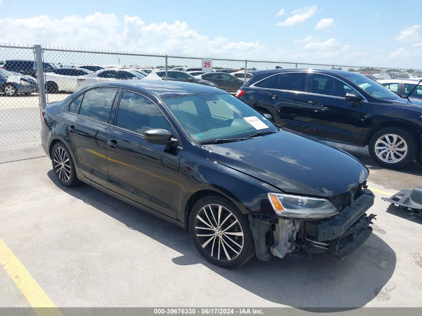 2016 VOLKSWAGEN JETTA 1.8T SPORT