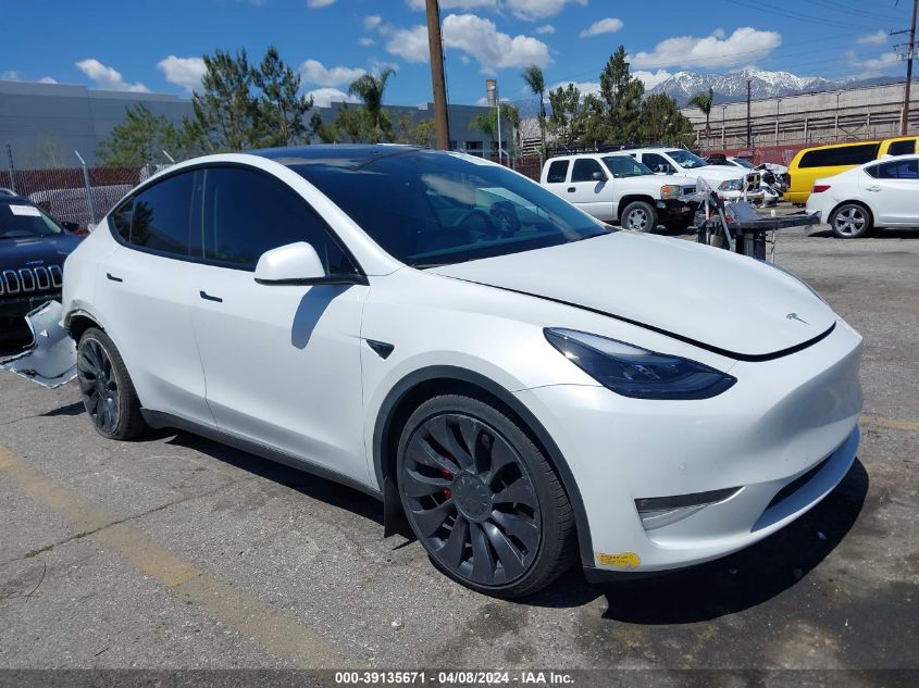 2022 TESLA MODEL Y PERFORMANCE DUAL MOTOR ALL-WHEEL DRIVE