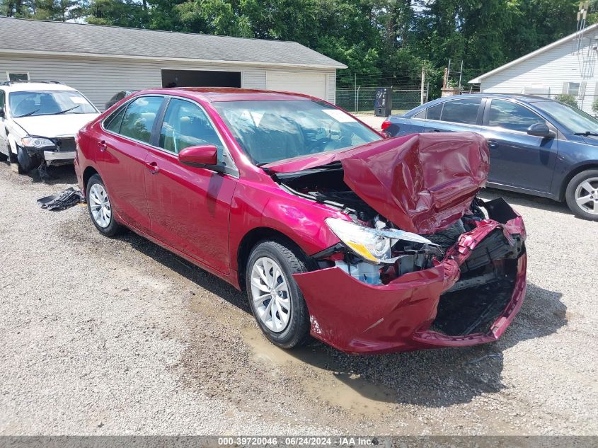 2016 TOYOTA CAMRY LE