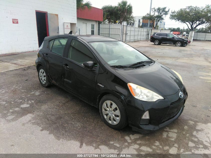 2012 TOYOTA PRIUS C TWO