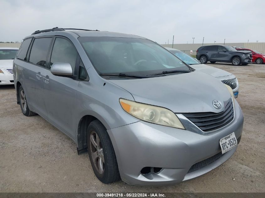 2012 TOYOTA SIENNA LE V6 8 PASSENGER