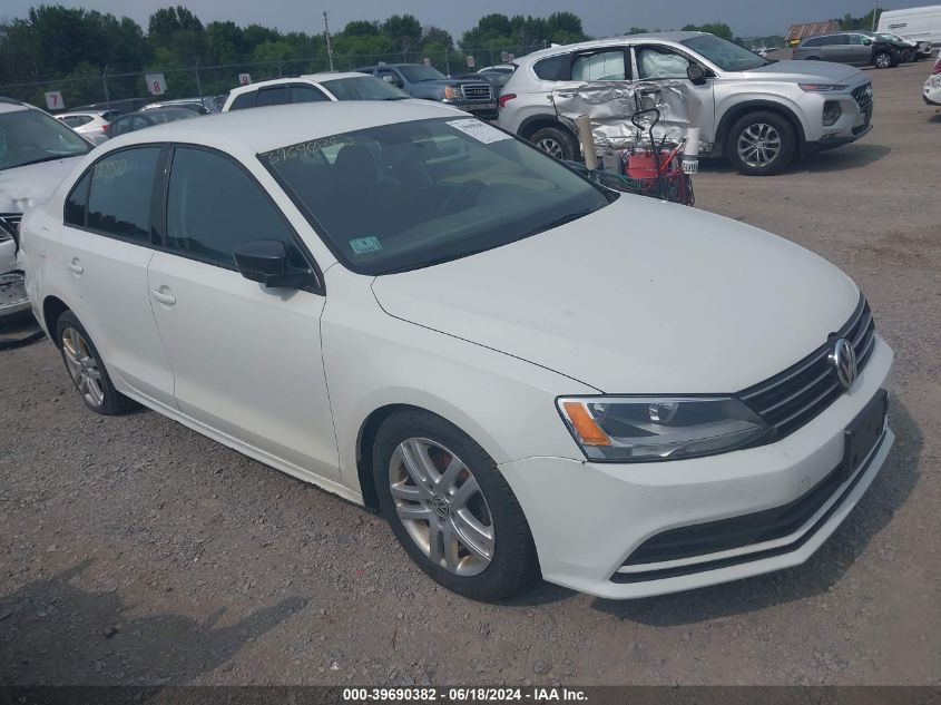 2015 VOLKSWAGEN JETTA 2.0L S