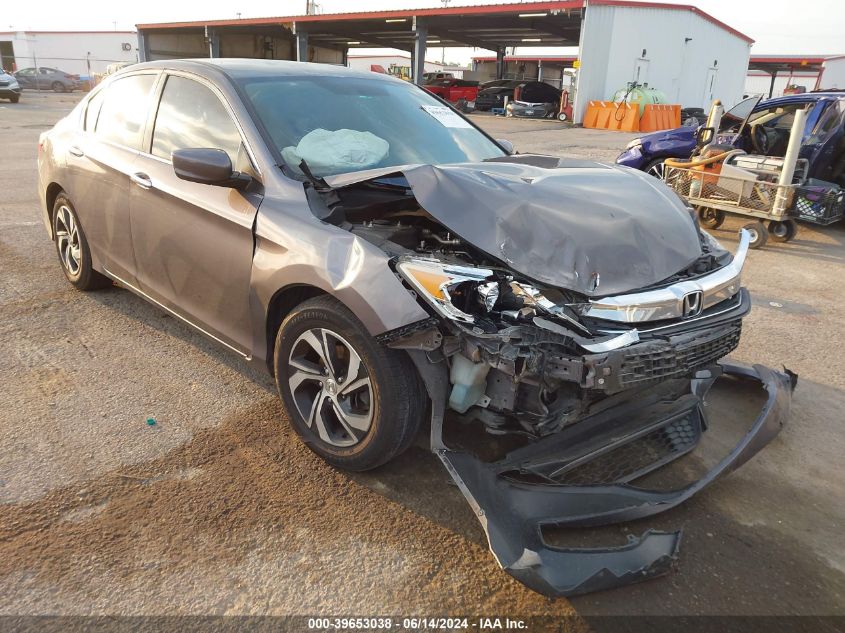 2016 HONDA ACCORD LX