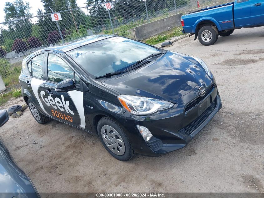 2016 TOYOTA PRIUS C TWO