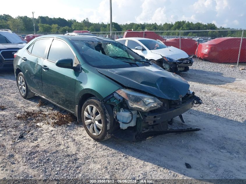 2016 TOYOTA COROLLA LE