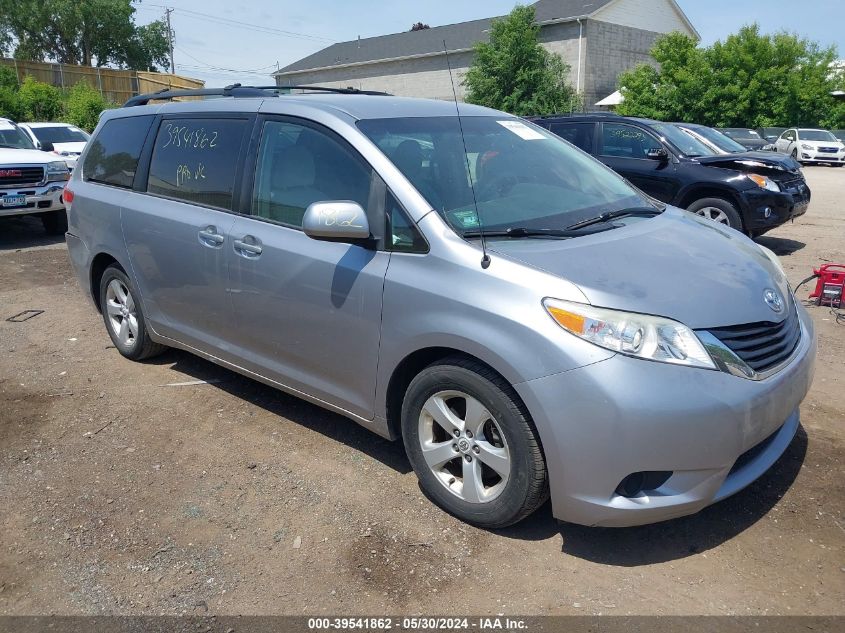 2012 TOYOTA SIENNA LE V6 8 PASSENGER