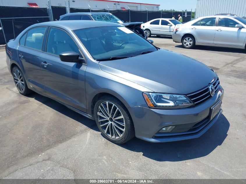 2016 VOLKSWAGEN JETTA 1.8T SPORT