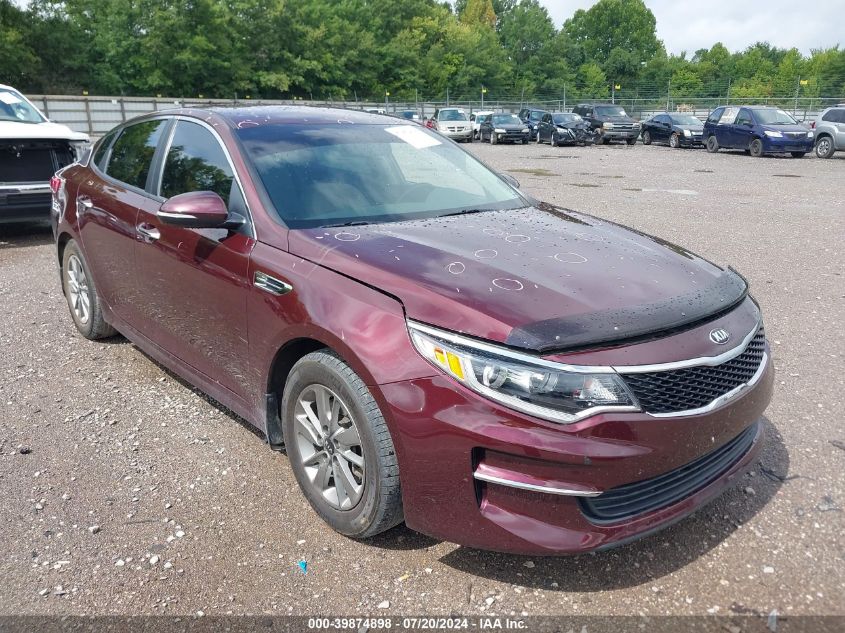 2016 KIA OPTIMA LX TURBO