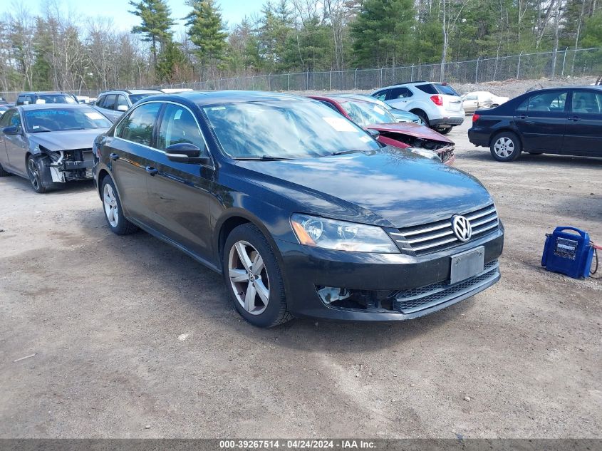 2013 VOLKSWAGEN PASSAT 2.5L SE