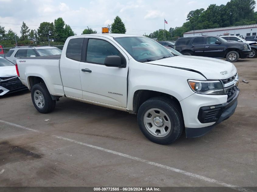 2021 CHEVROLET COLORADO 4WD  LONG BOX WT