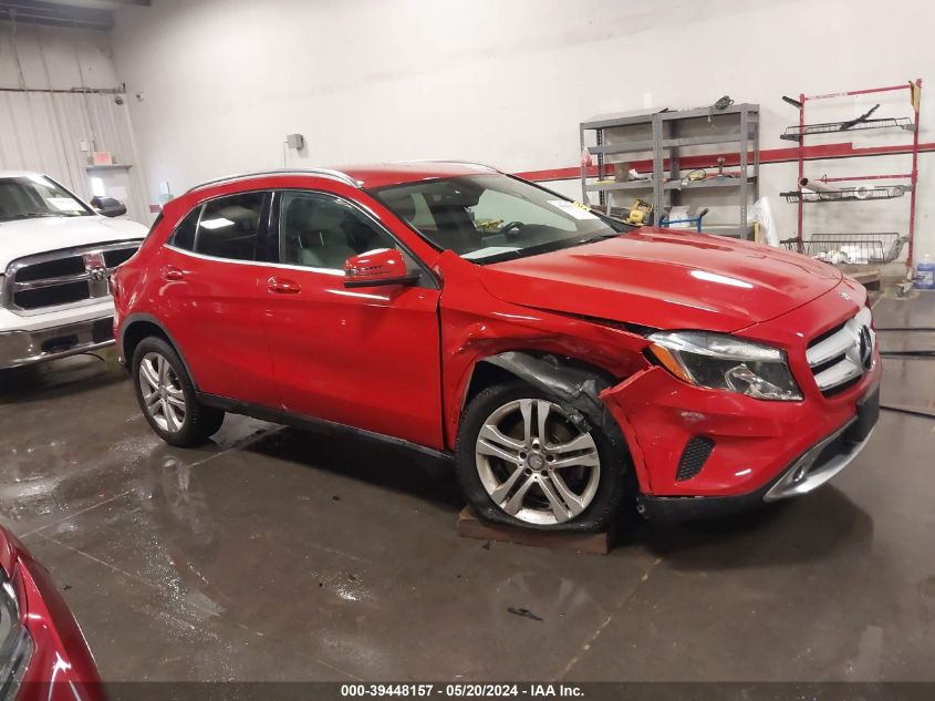 2015 MERCEDES-BENZ GLA 250 4MATIC