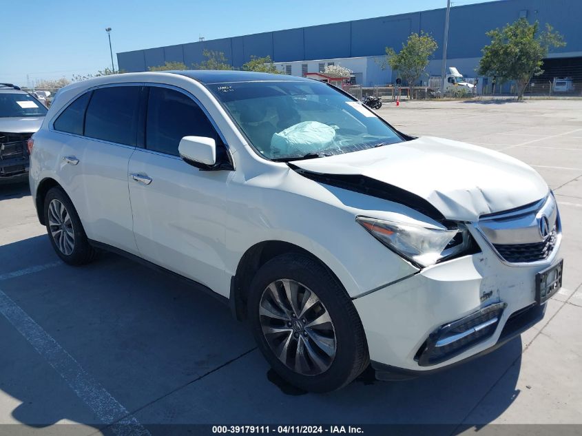 2014 ACURA MDX TECHNOLOGY PACKAGE