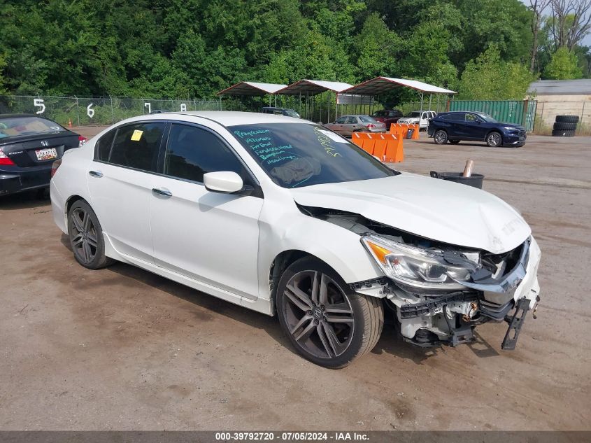 2017 HONDA ACCORD SPORT SE