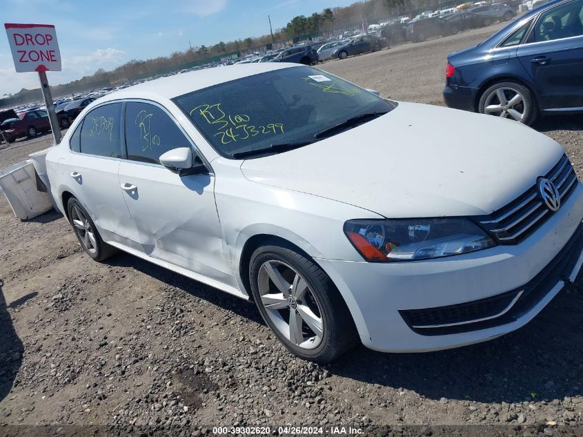 2012 VOLKSWAGEN PASSAT 2.5L SE