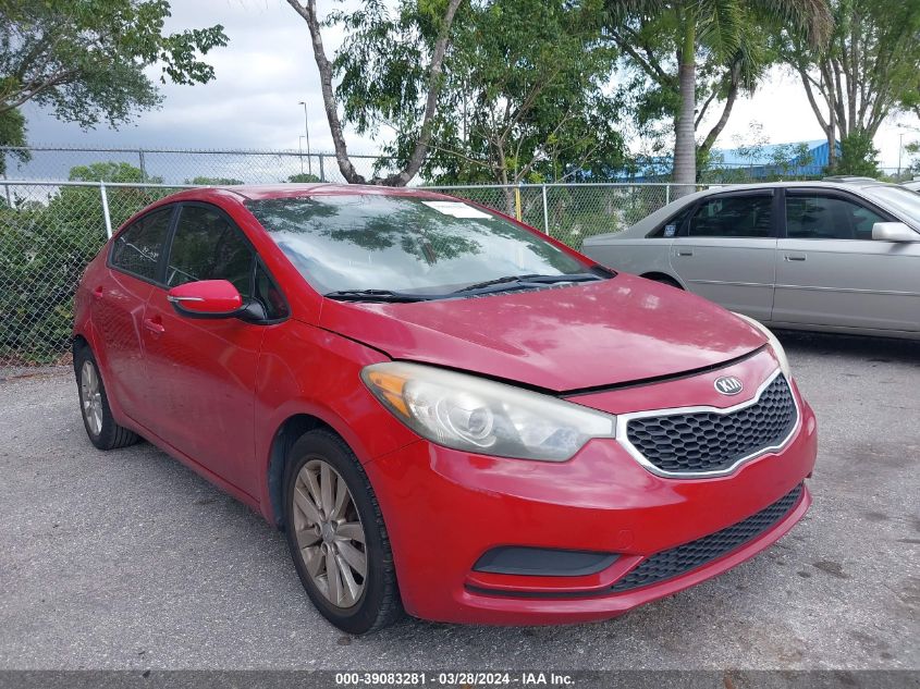 2014 KIA FORTE LX