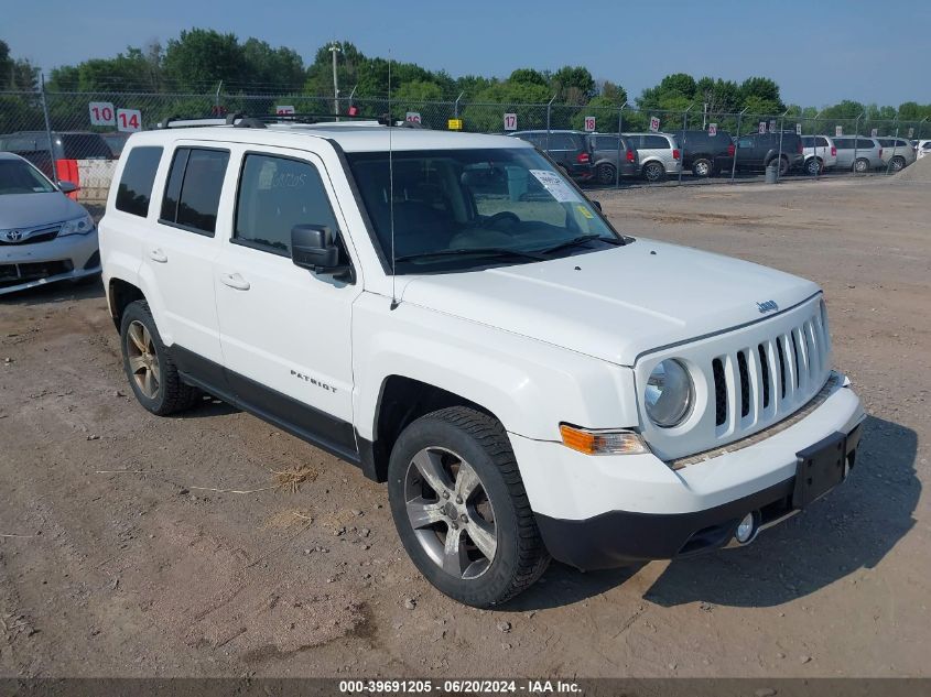 2016 JEEP PATRIOT HIGH ALTITUDE EDITION