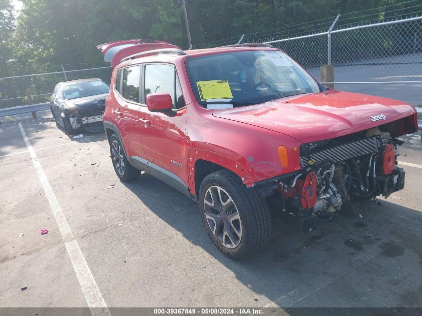 2018 JEEP RENEGADE LATITUDE FWD