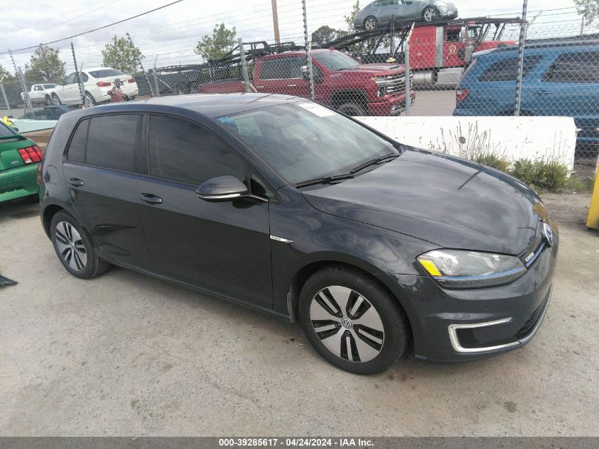 2015 VOLKSWAGEN E-GOLF SEL PREMIUM