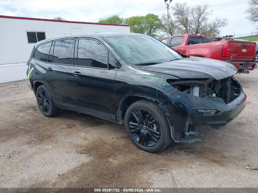 2020 HONDA PILOT AWD BLACK EDITION