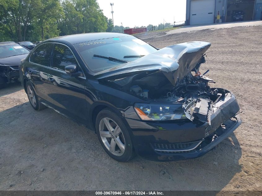 2012 VOLKSWAGEN PASSAT 2.5L SE